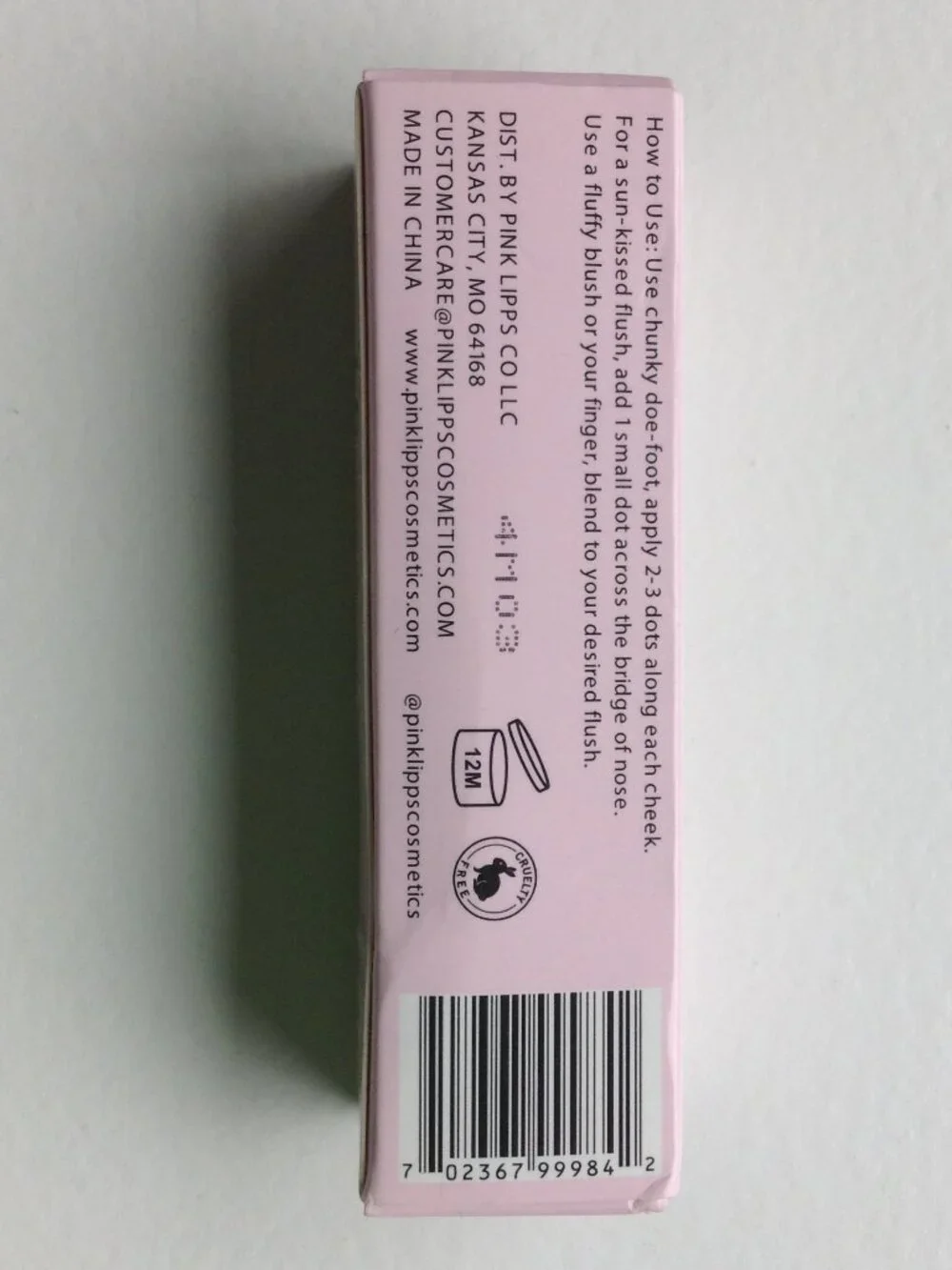 ⭐NWOT – PINKLIPPS EVERLASTING LIQUID BLUSH in Medium Rose Tone, 0.2 oz⭐